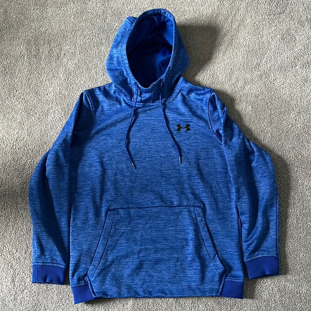 Blue Heathered Under Armor hoodie
